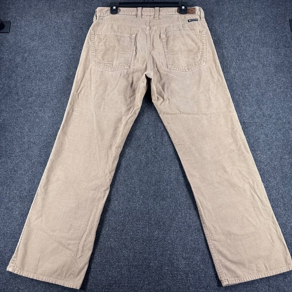 Lucky Brand Corduroy Pants Mens 32x30 Tan 361 Vintage Straight Khaki Cords